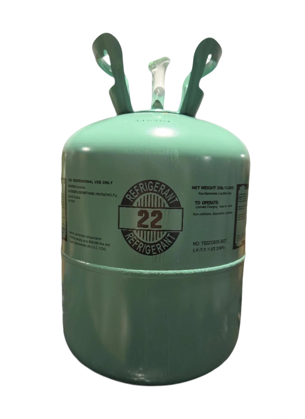 R-22 REFRIGERANT 30 LBS