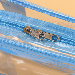 Ready-to-Ship Transparent PVC Tote Bag - Thickened Plastic Travel Toiletry Bag, Multi-Functional Portable Storage Bag & Makeup Bag