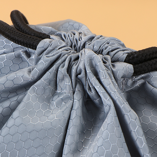 Blank Polyester Drawstring Bag - Marathon Sports Promotional Bag with Custom Logo, 210D Simple Backpack