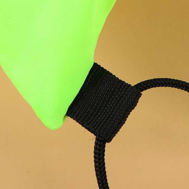 Blank Polyester Drawstring Bag - Marathon Sports Promotional Bag with Custom Logo, 210D Simple Backpack