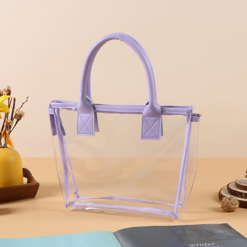 Wholesale Large-Capacity Waterproof PVC Storage Bags - Transparent Tote, Makeup Bag, Toiletry Bag & Travel Organizer,Waterproof Custom PVC Bags - 60 Silk Thickness Wholesale