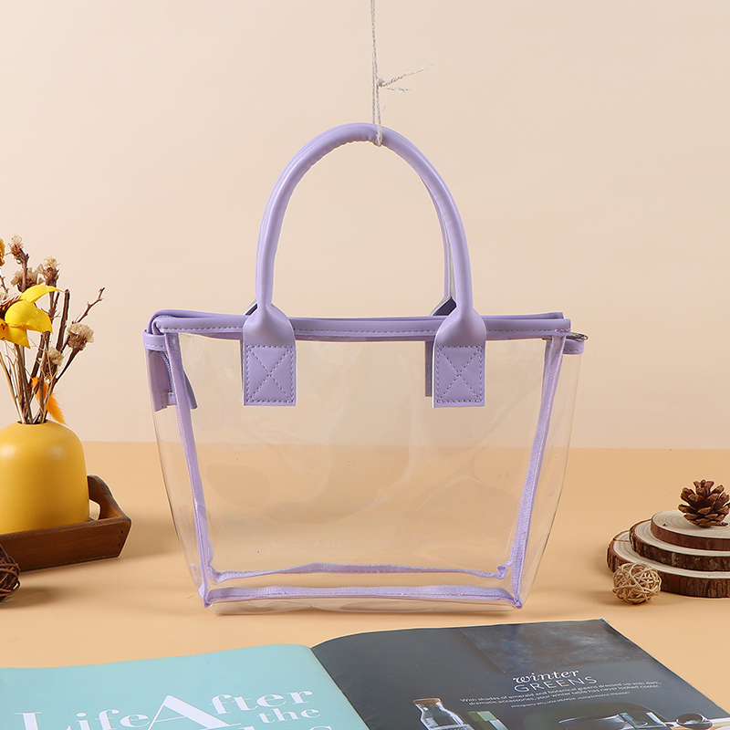Wholesale Large-Capacity Waterproof PVC Storage Bags - Transparent Tote, Makeup Bag, Toiletry Bag & Travel Organizer,Waterproof Custom PVC Bags - 60 Silk Thickness Wholesale