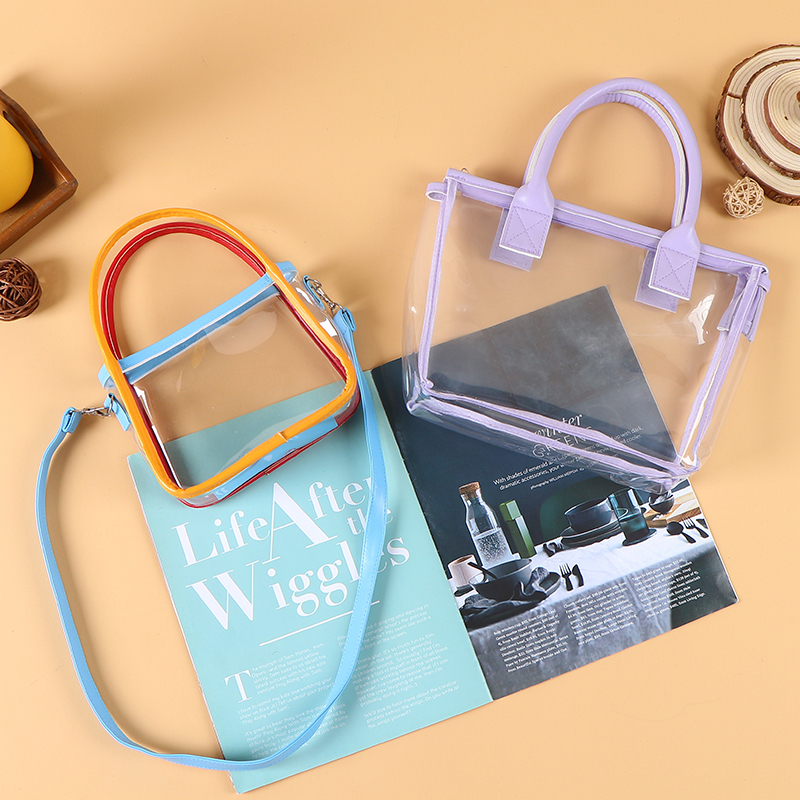 Wholesale Large-Capacity Waterproof PVC Storage Bags - Transparent Tote, Makeup Bag, Toiletry Bag & Travel Organizer,Waterproof Custom PVC Bags - 60 Silk Thickness Wholesale