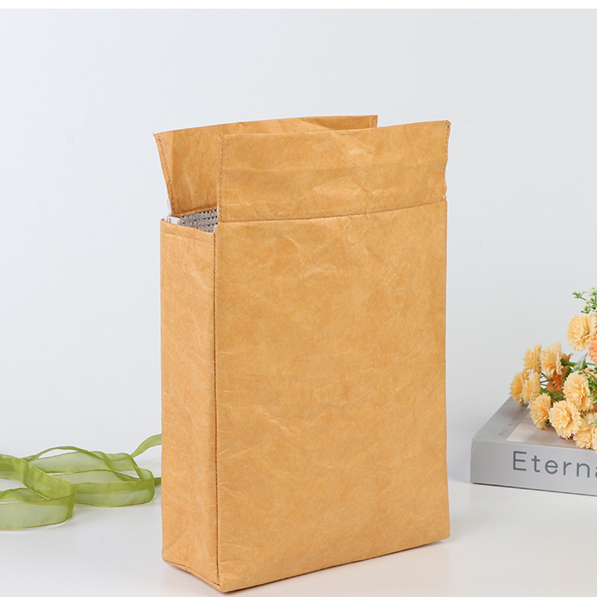 DuPont Paper Handheld Insulated Bag / Bento Insulated Bag / Takeaway Insulated Bag,DuPont Paper Insulated Bag - Wholesale Custom Kraft Paper Bags