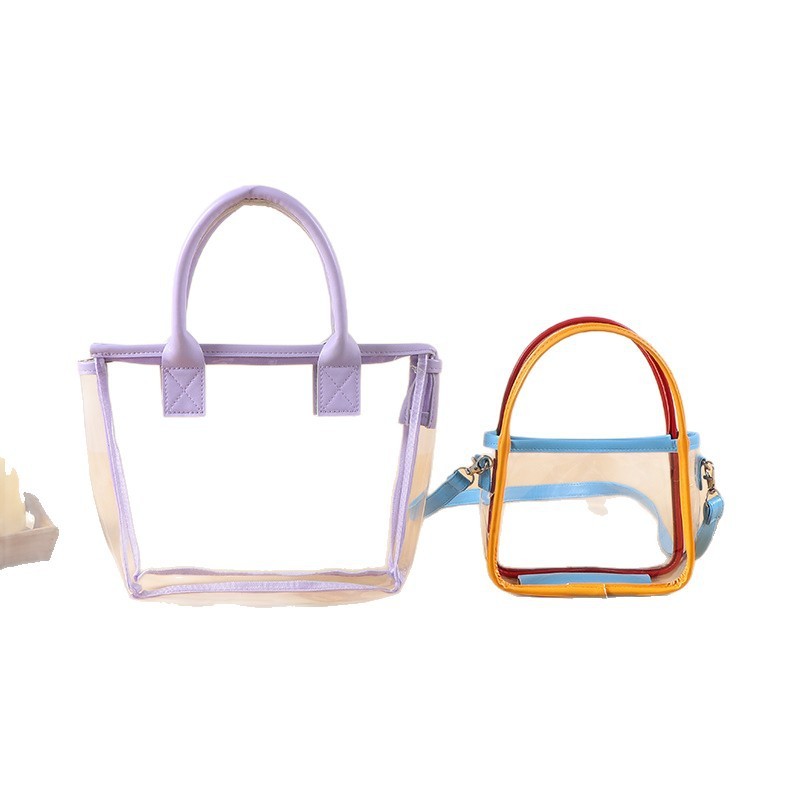 Wholesale Large-Capacity Waterproof PVC Storage Bags - Transparent Tote, Makeup Bag, Toiletry Bag & Travel Organizer,Waterproof Custom PVC Bags - 60 Silk Thickness Wholesale