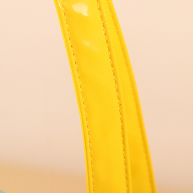 PVC Transparent Tote Bag - Iridescent Laser Shopping & Gift Bag, Exhibition Jelly Bag, Waterproof Thickened One-Shoulder Bag