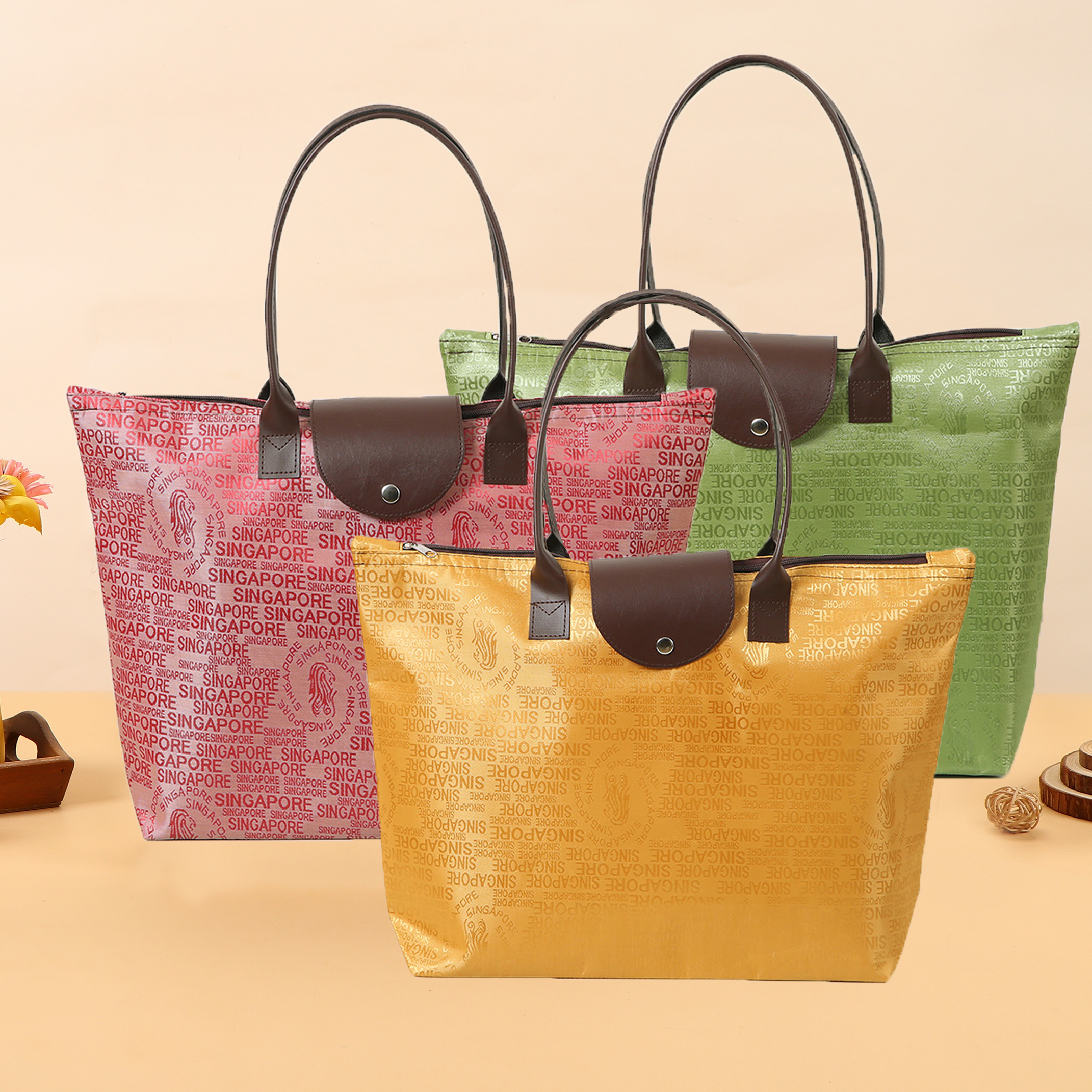 Oxford Cloth Tote Bag,Durable Oxford Cloth Tote - Custom shopping tote bags