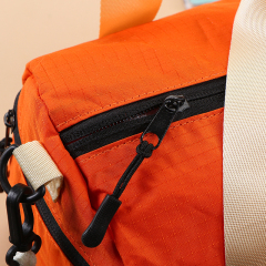 Travel Bag - Lightweight nylon gym bag  - Portable travel duffel  - Detachable shoulder strap bag  - Water-resistant sport tote  - Retro style barrel bag  - Casual crossbody duffel  - Small weekend travel bag