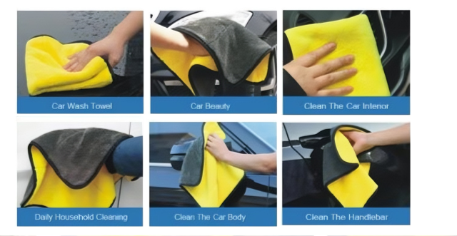 Car Wash Coral Fleece Towel