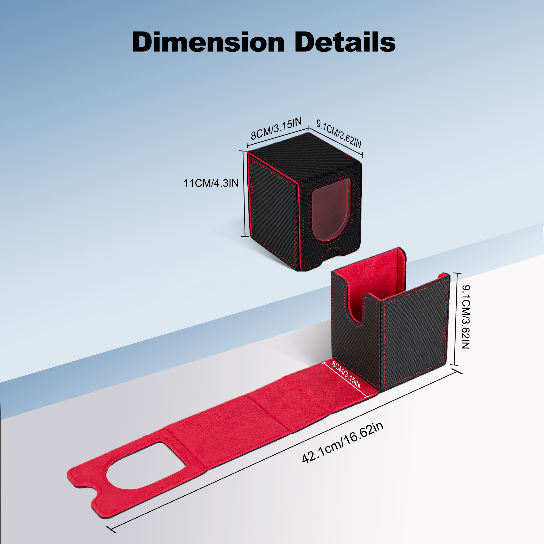 KH-S-08 Commander Window Design Vertical single deck box