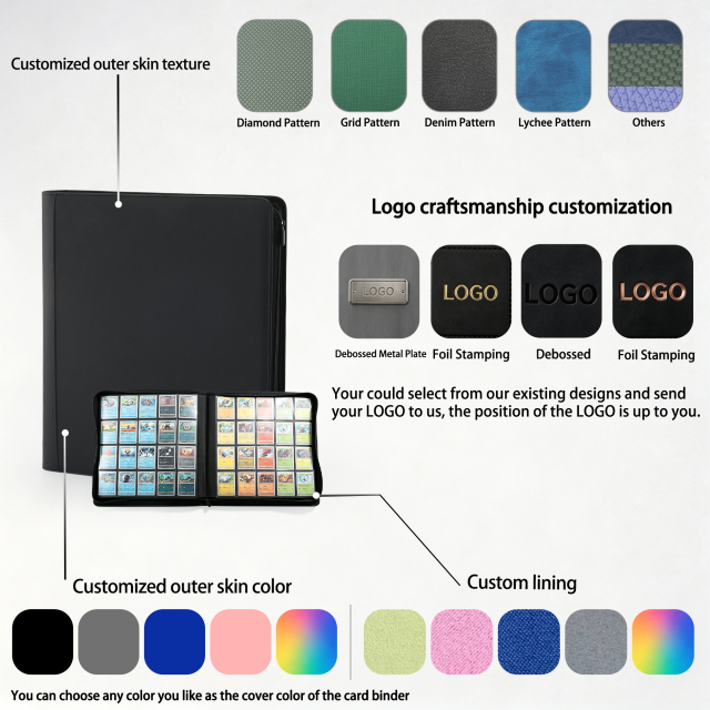KC-20G1280-01 JUZI 1280 Pocket 4*5 Standard Card Binder