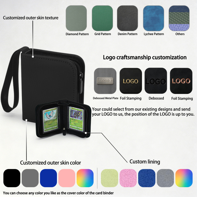 KC-1G40-Z02 JUZI 40 Pocket 1*1 Standard Card Binder