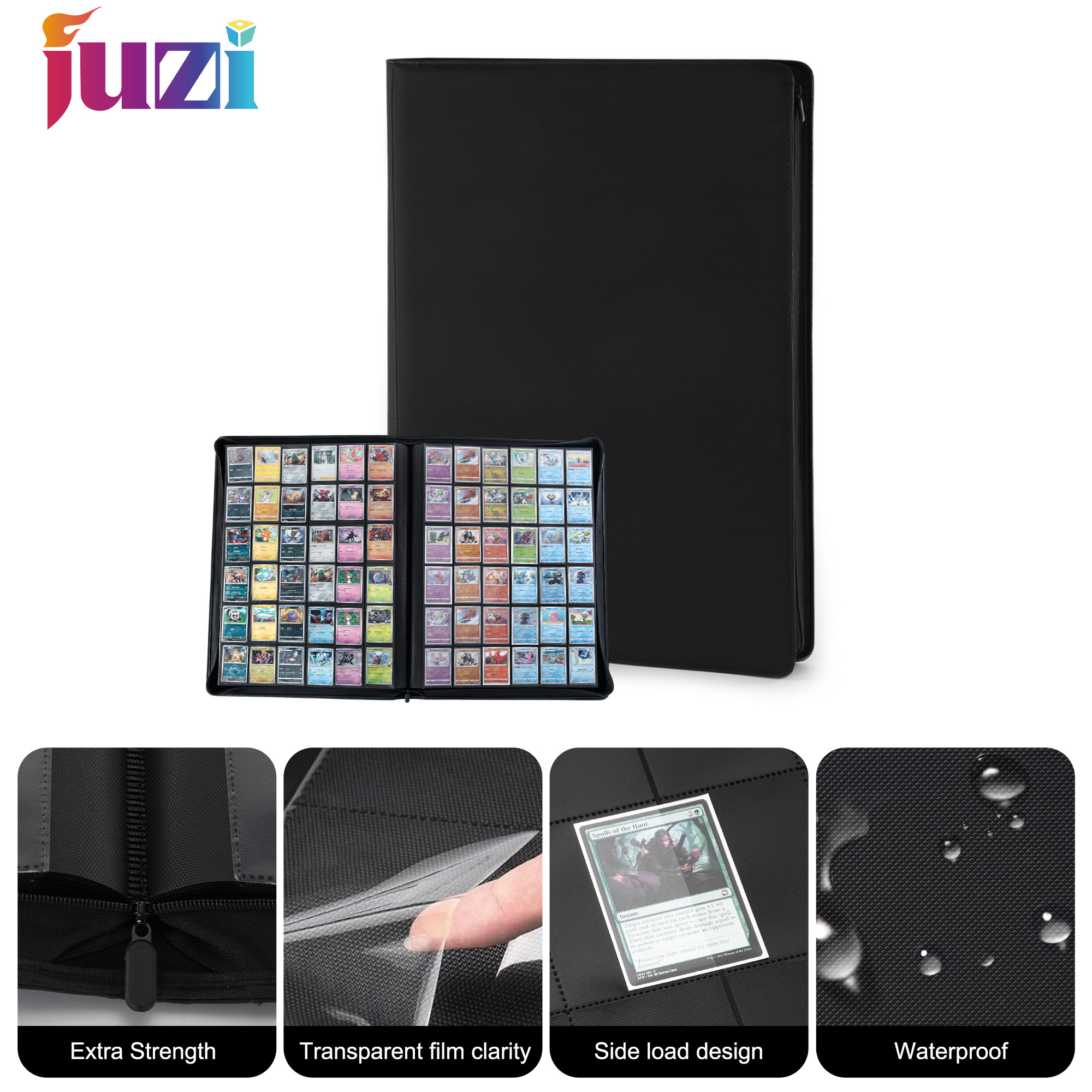 KC-36G3600-01 JUZI 3600 Pocket 6*6 Standard Card Binder