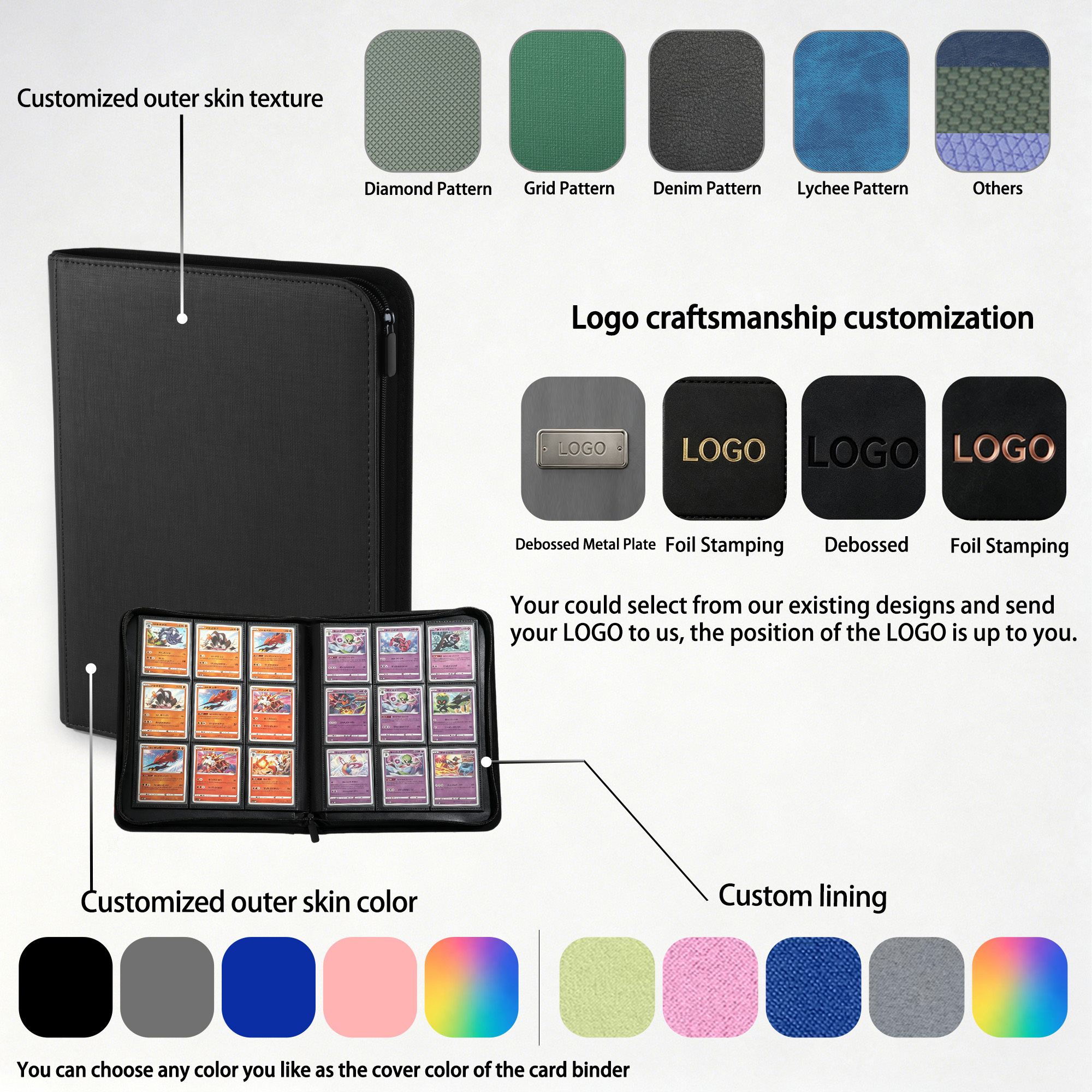 KC-9G360-01 JUZI 360 Pocket 3x3 Standard Card Binder