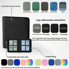 KC-4G144T-02 JUZI 144 Pocket 2*2 Top Loader Binder