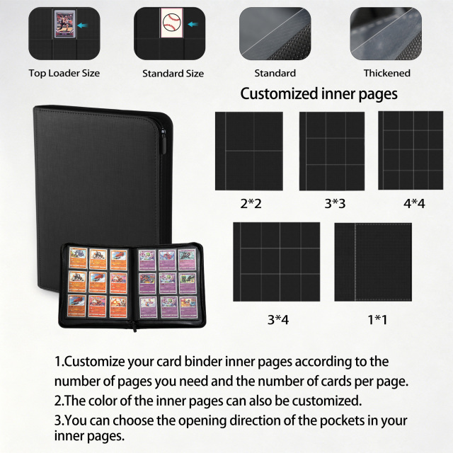 KC-9G360-01 JUZI 360 Pocket 3x3 Standard Card Binder