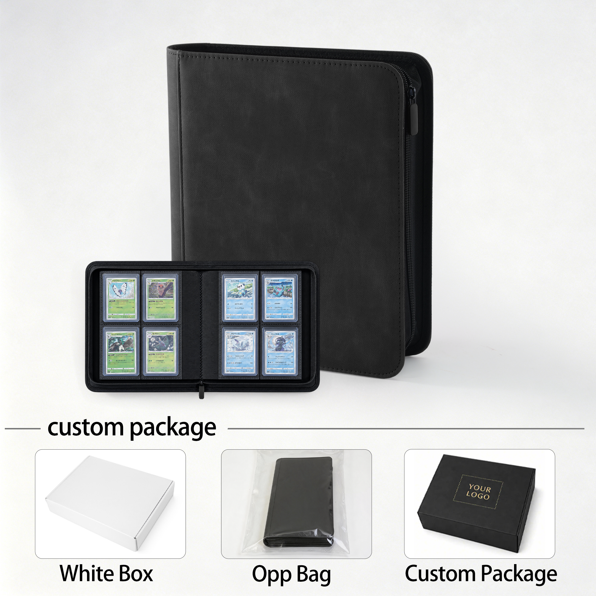 KC-4G144T-02 JUZI 144 Pocket 2*2 Top Loader Binder