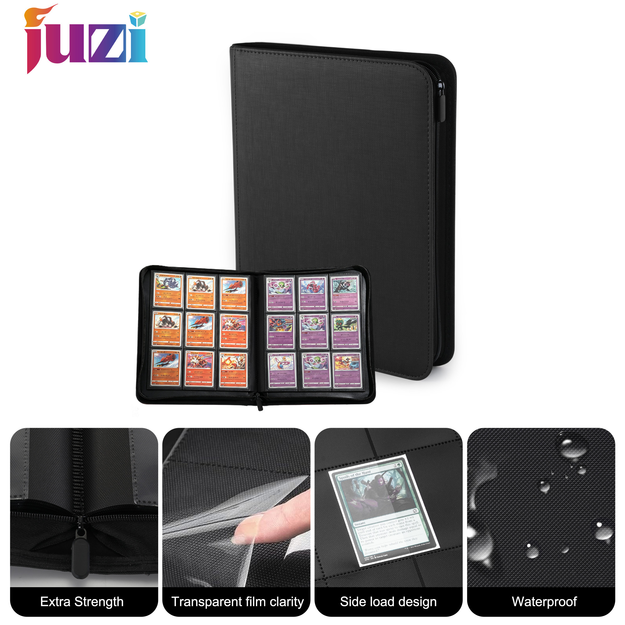 KC-9G360-01 JUZI 360 Pocket 3x3 Standard Card Binder