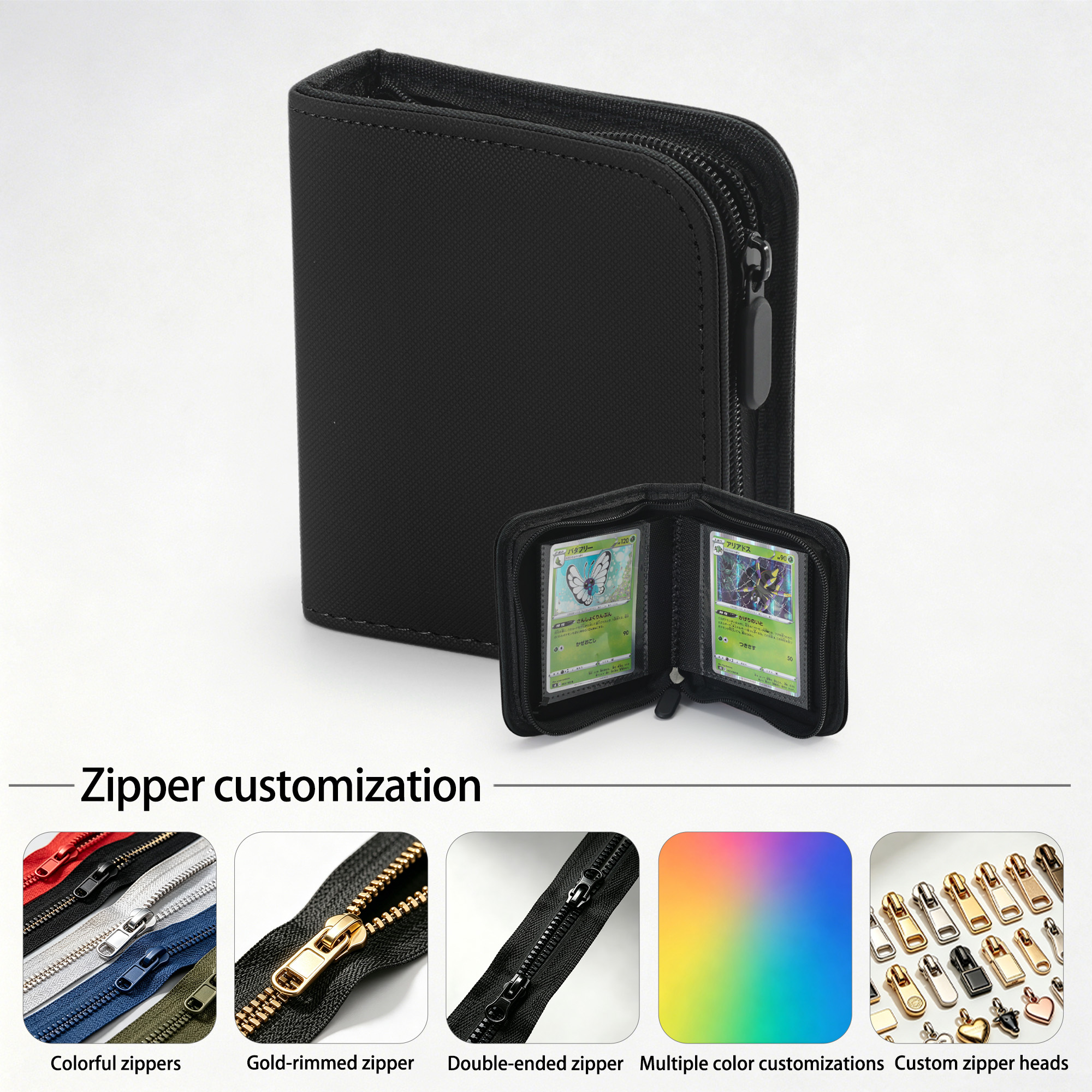 KC-1G40-Z01 JUZI 40 Pocket 1*1 Standard Card Binder