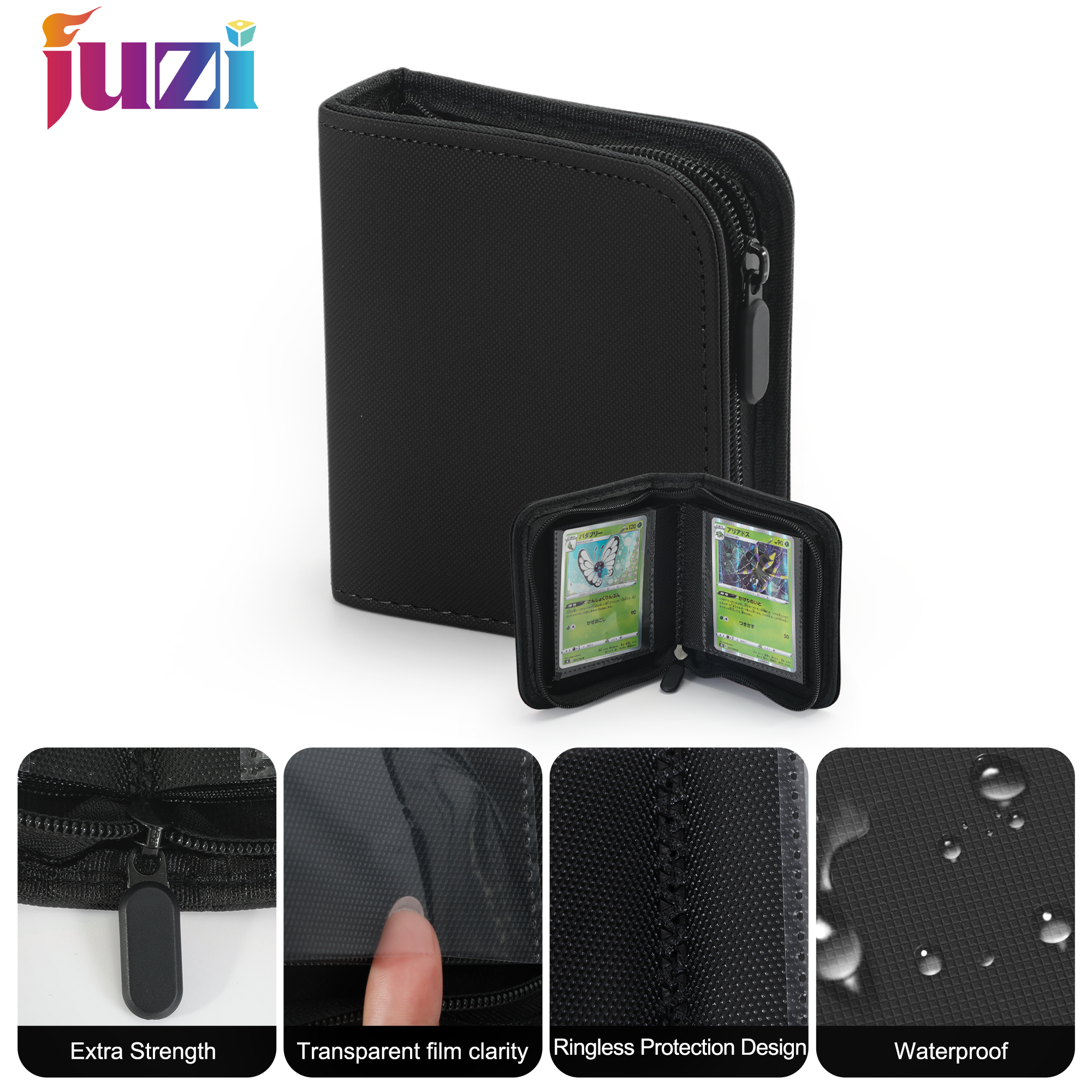 KC-1G40-Z01 JUZI 40 Pocket 1*1 Standard Card Binder