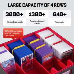 KH-L-05 JUZI 2400 Large Capacity Side Load Commander Card Storage Box with Handle