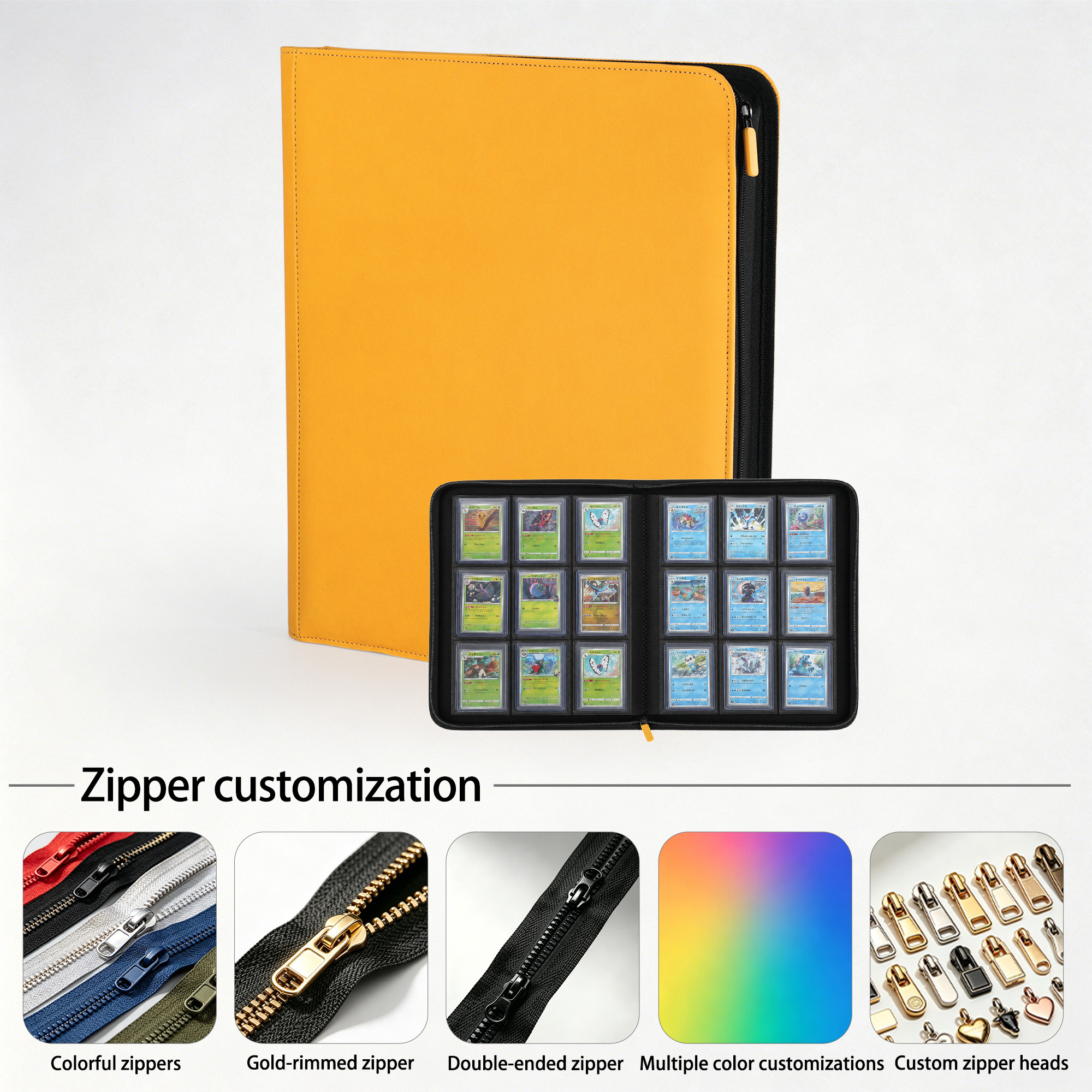 KC-9G288T-01 JUZI 288 Pocket 3*3 Top Loader Binder