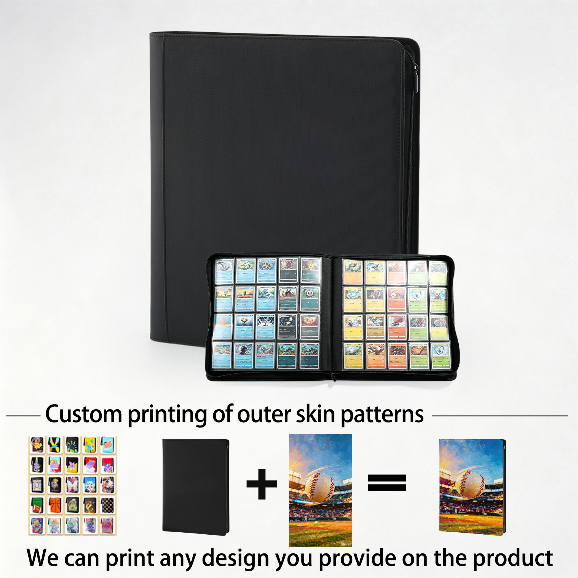 KC-20G1280-01 JUZI 1280 Pocket 4*5 Standard Card Binder