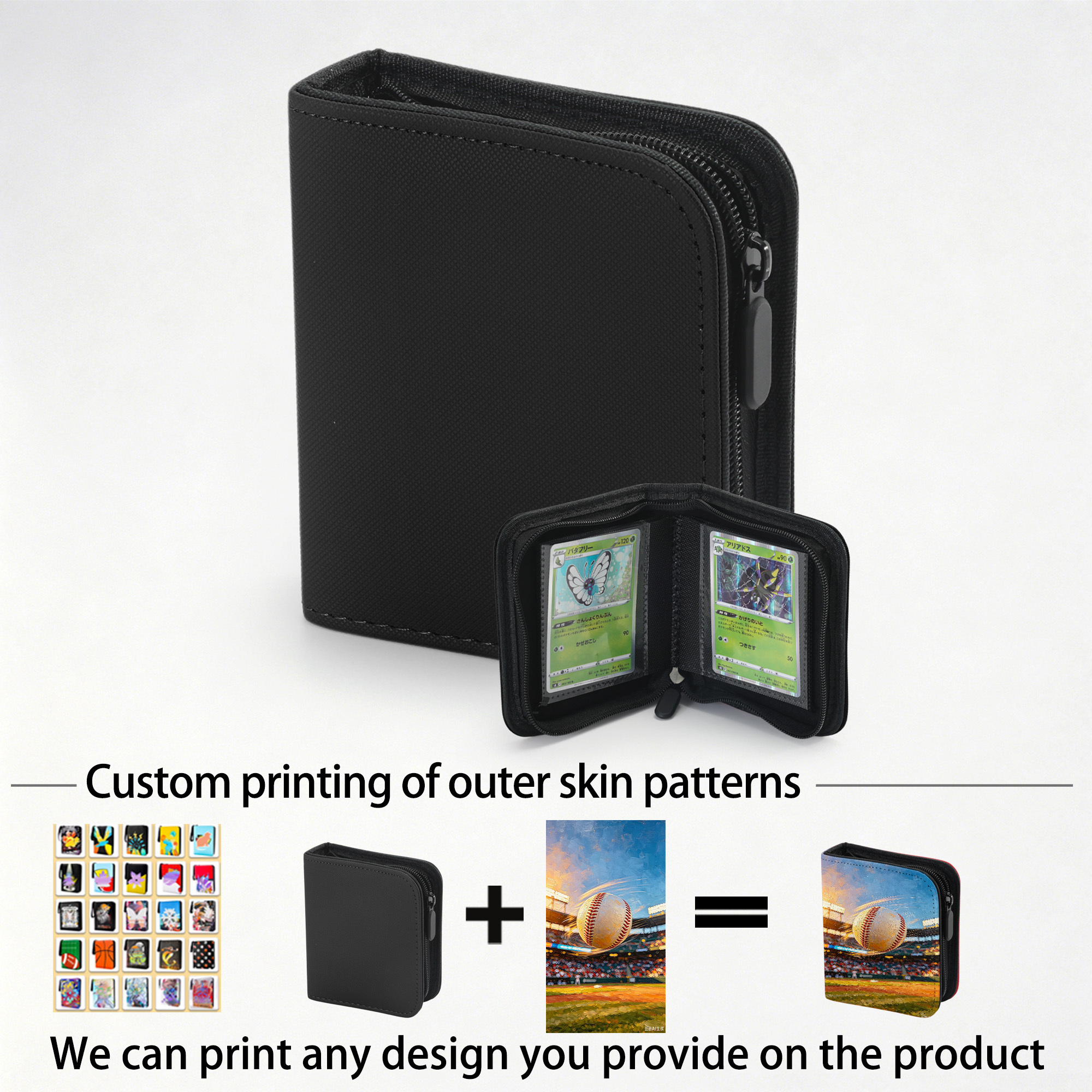 KC-1G40-Z01 JUZI 40 Pocket 1*1 Standard Card Binder