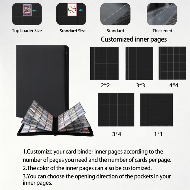 KC-16G1024-01 JUZI 1024 Pocket 4*4 Standard Card Binder