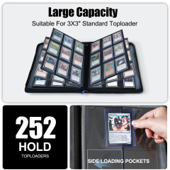 KC-9G252T-01 JUZI 252 Pocket 3*3 Top Loader Binder