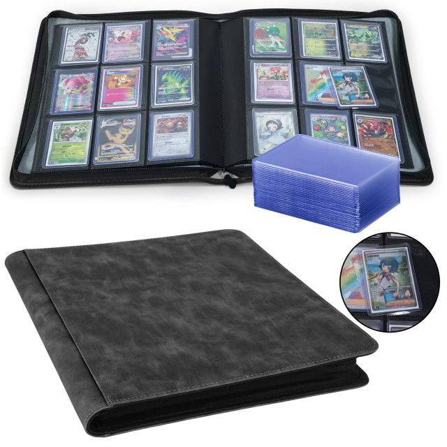 KC-9G252T-01 JUZI 252 Pocket 3*3 Top Loader Binder