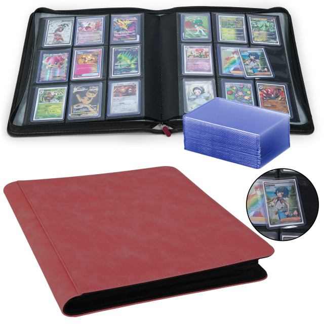 KC-9G252T-01 JUZI 252 Pocket 3*3 Top Loader Binder