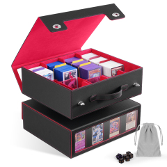 KH-L-05 JUZI 2400 Large Capacity Side Load Commander Card Storage Box with Handle