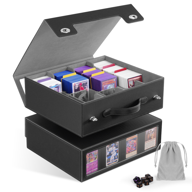 KH-L-05 JUZI 2400 Large Capacity Side Load Commander Card Storage Box with Handle