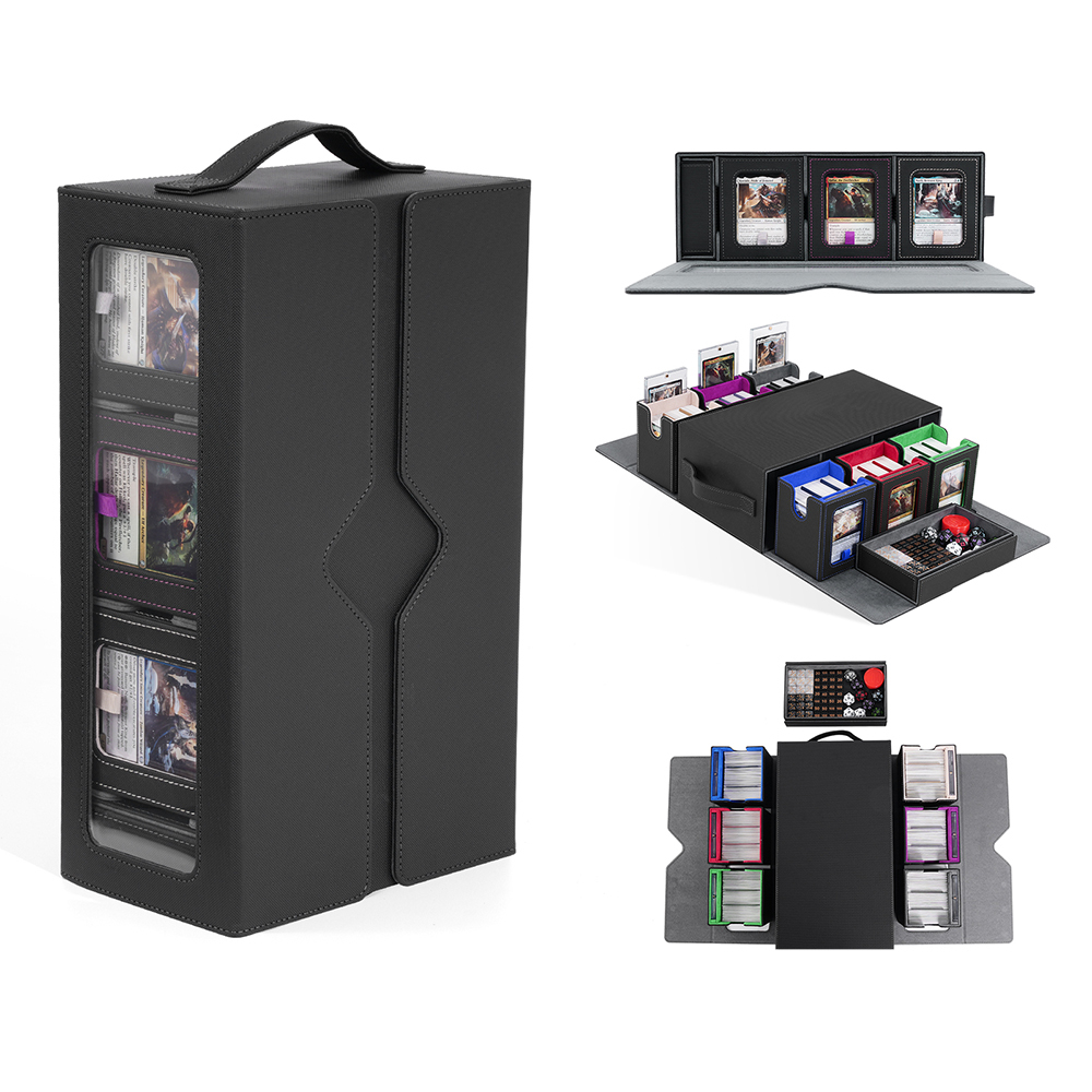 KH-M-07 7 in 1 Side Load Commander Multifunctional Deck Box with Dice tray