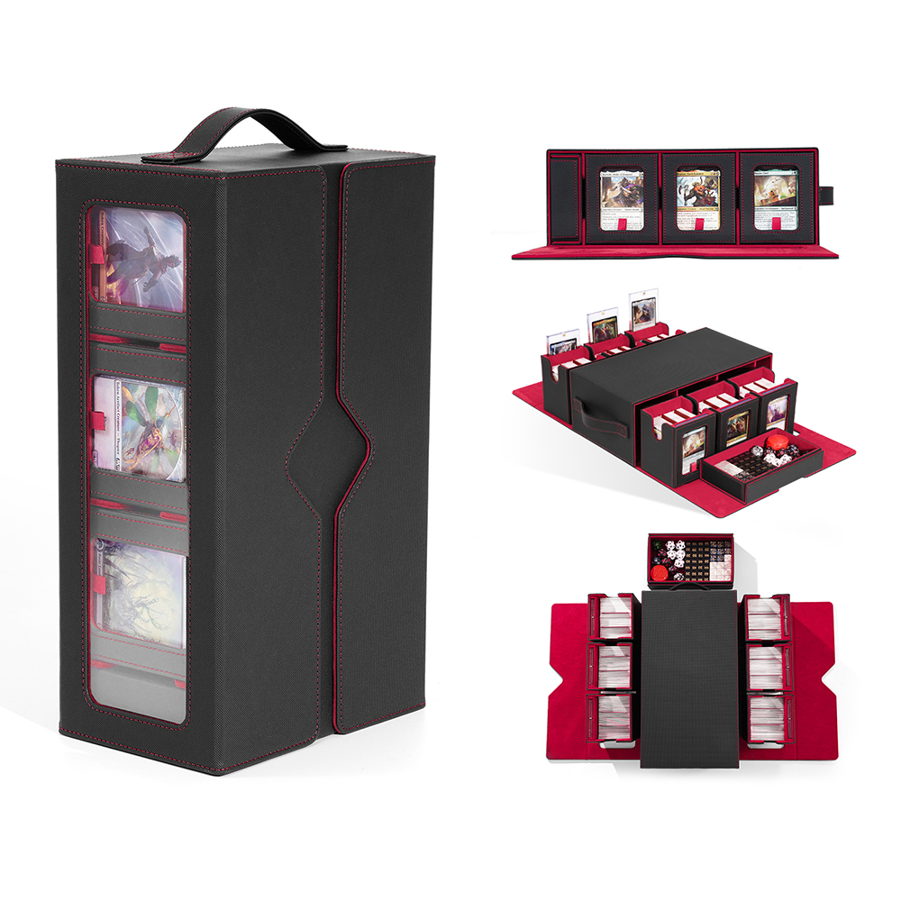 KH-M-07 7 in 1 Side Load Commander Multifunctional Deck Box with Dice tray