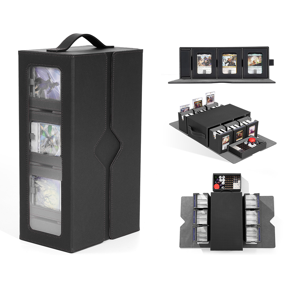 KH-M-07 7 in 1 Side Load Commander Multifunctional Deck Box with Dice tray