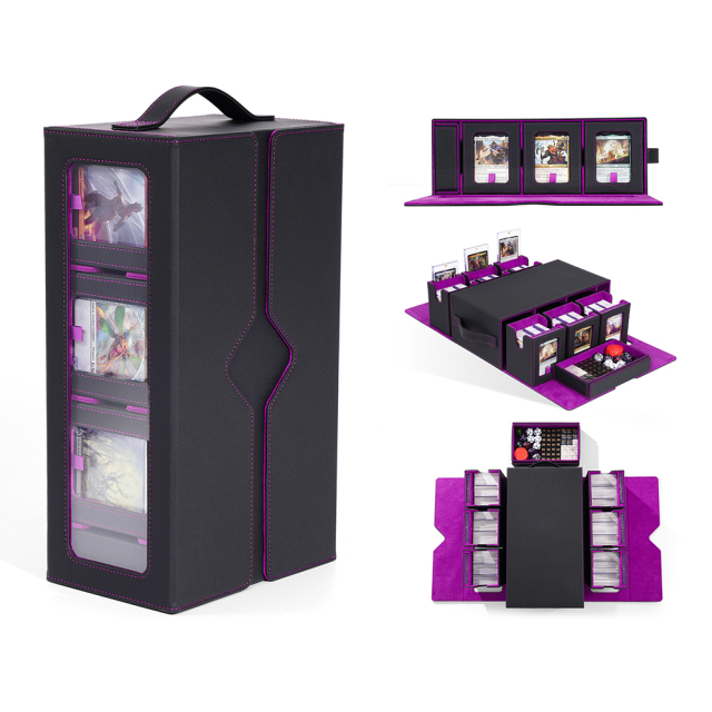 KH-M-07 7 in 1 Side Load Commander Multifunctional Deck Box with Dice tray