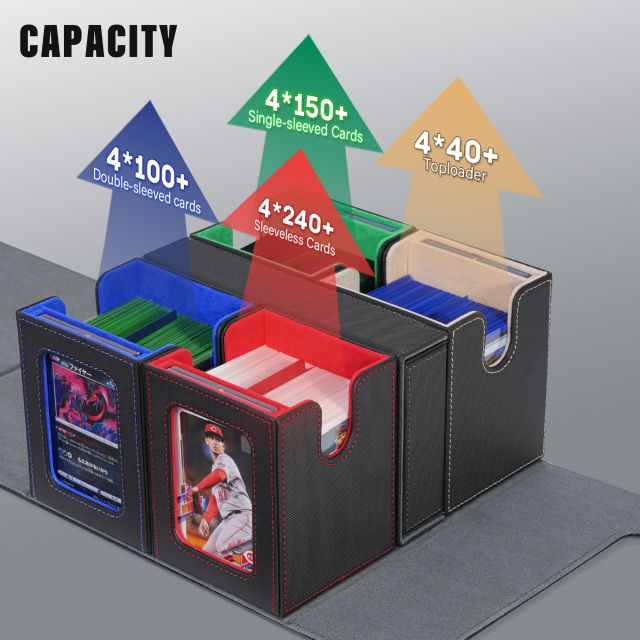 KH-M-05 5 in 1 Side Load Commander Multifunctional Deck Box with Dice tray
