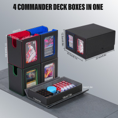 KH-M-05 5 in 1 Side Load Commander Multifunctional Deck Box with Dice tray