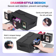KH-M-07 7 in 1 Side Load Commander Multifunctional Deck Box with Dice tray