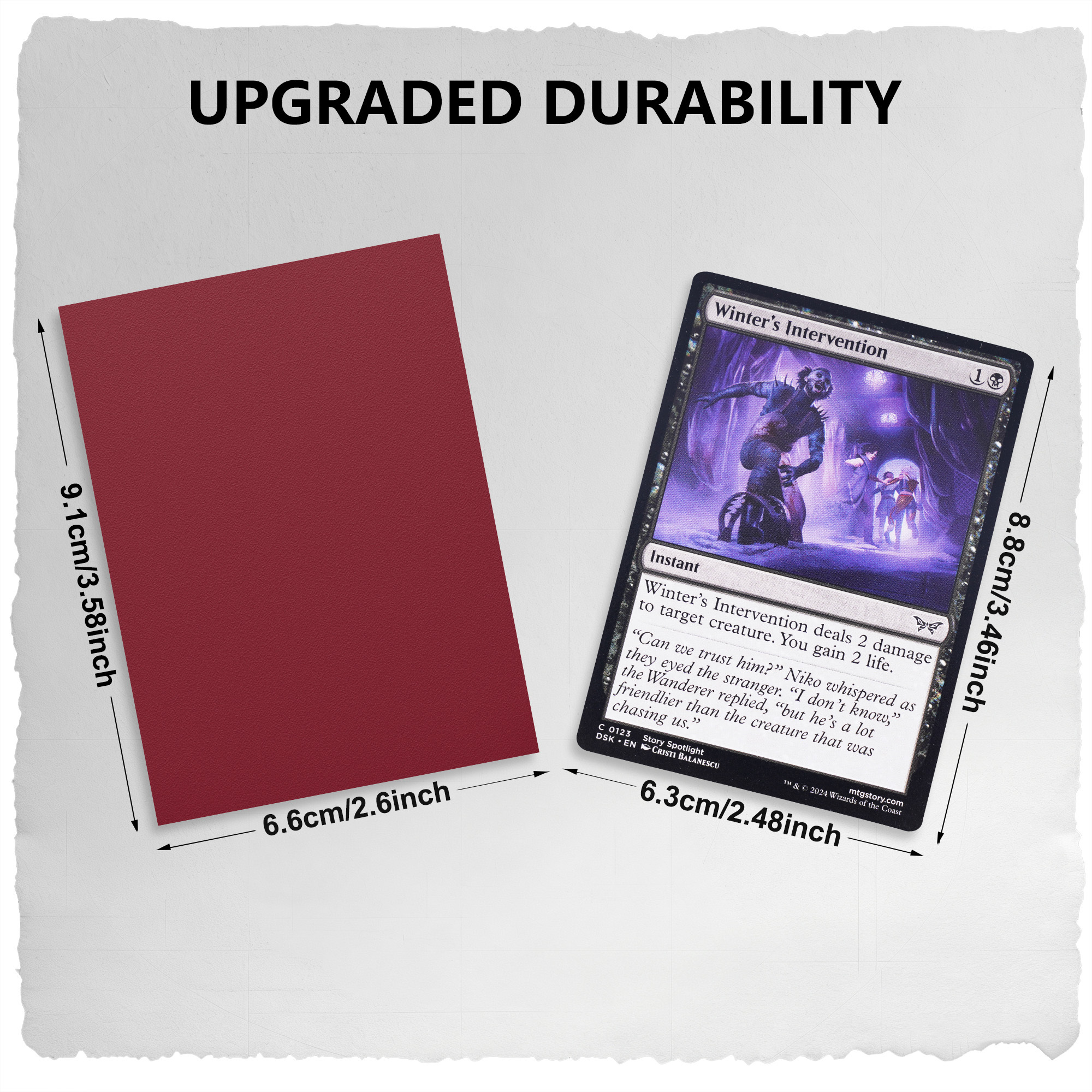 MSKT-S Matte Card Sleeve