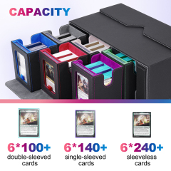 KH-M-07 7 in 1 Side Load Commander Multifunctional Deck Box with Dice tray