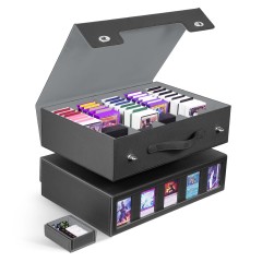 KH-L-08 JUZI 3900 Large Capacity Side Load Commander Card Storage Box with Handle