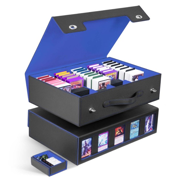KH-L-08 JUZI 3900 Large Capacity Side Load Commander Card Storage Box with Handle