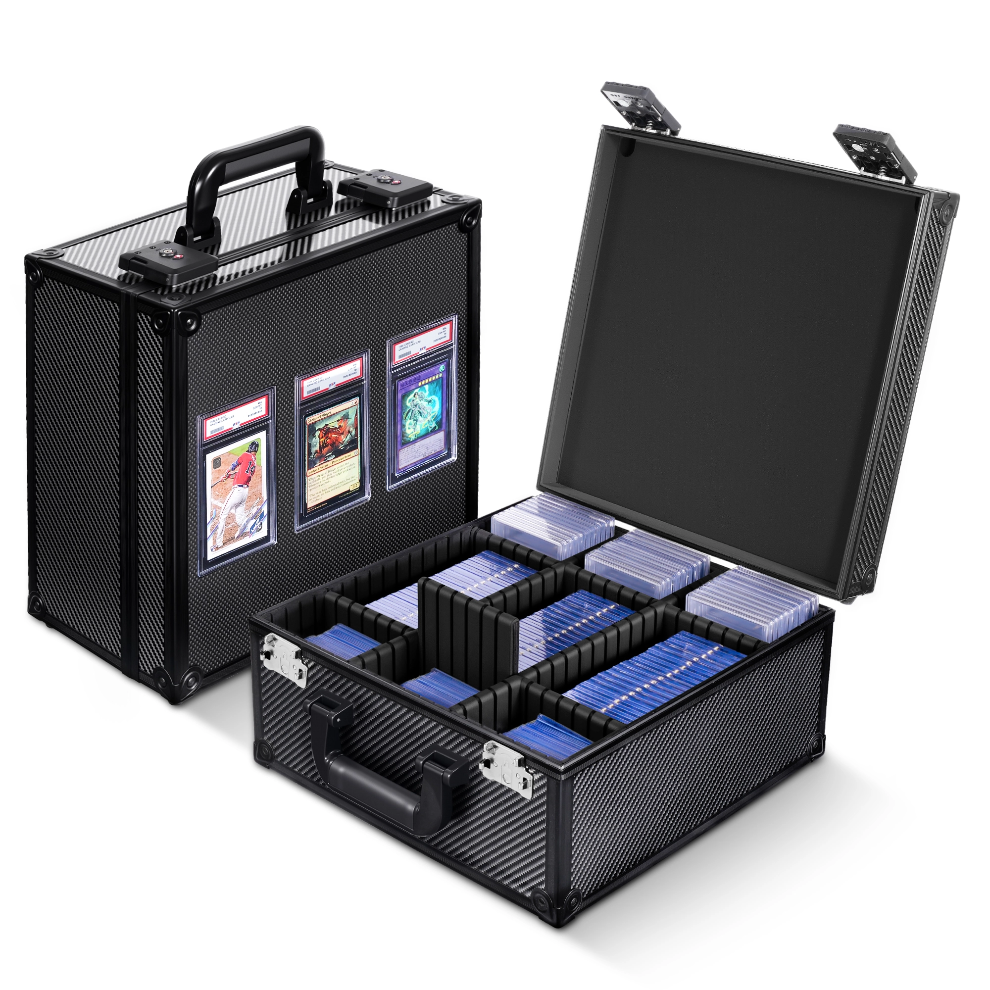 psa graded card storage case for PSA, BGS & other slabs of equal dimensions [36 spots] Features impact 100 Graded Card Slab Collector