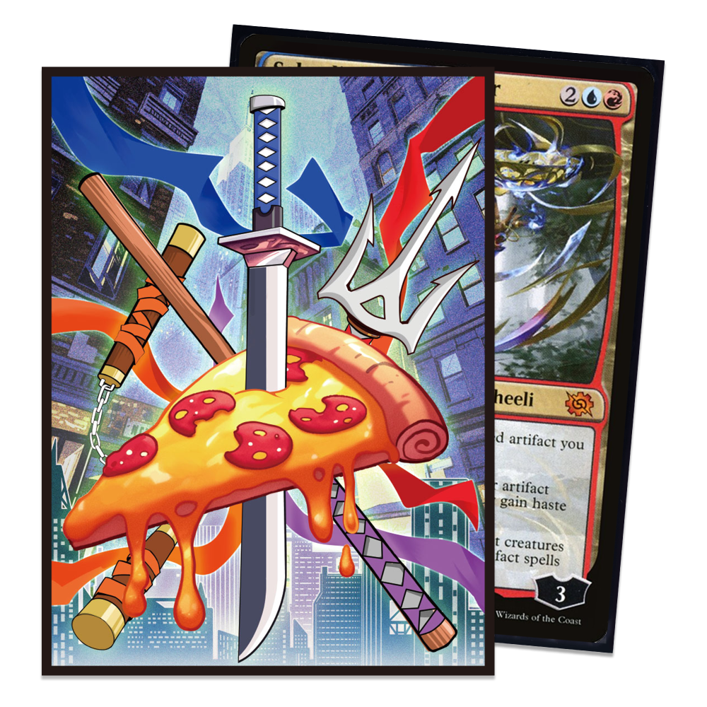 KABINKA MTG Card Sleeves - 100 Standard Size Pack Clear Front & Matte Finish Back MTG Sleeves for Magic The Gathering TCG