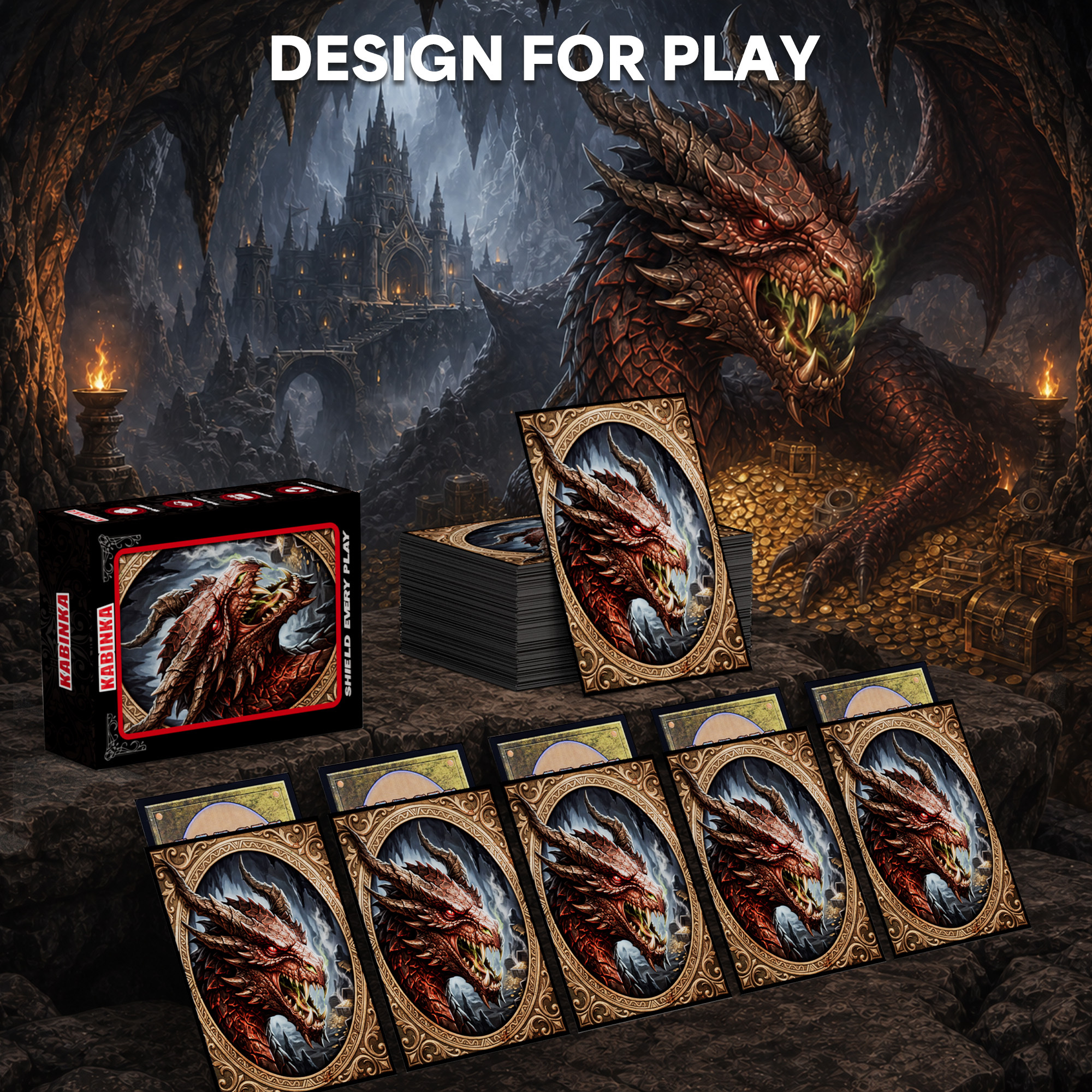 Kabinka MTG Card Sleeves 100 Standard Size Pack