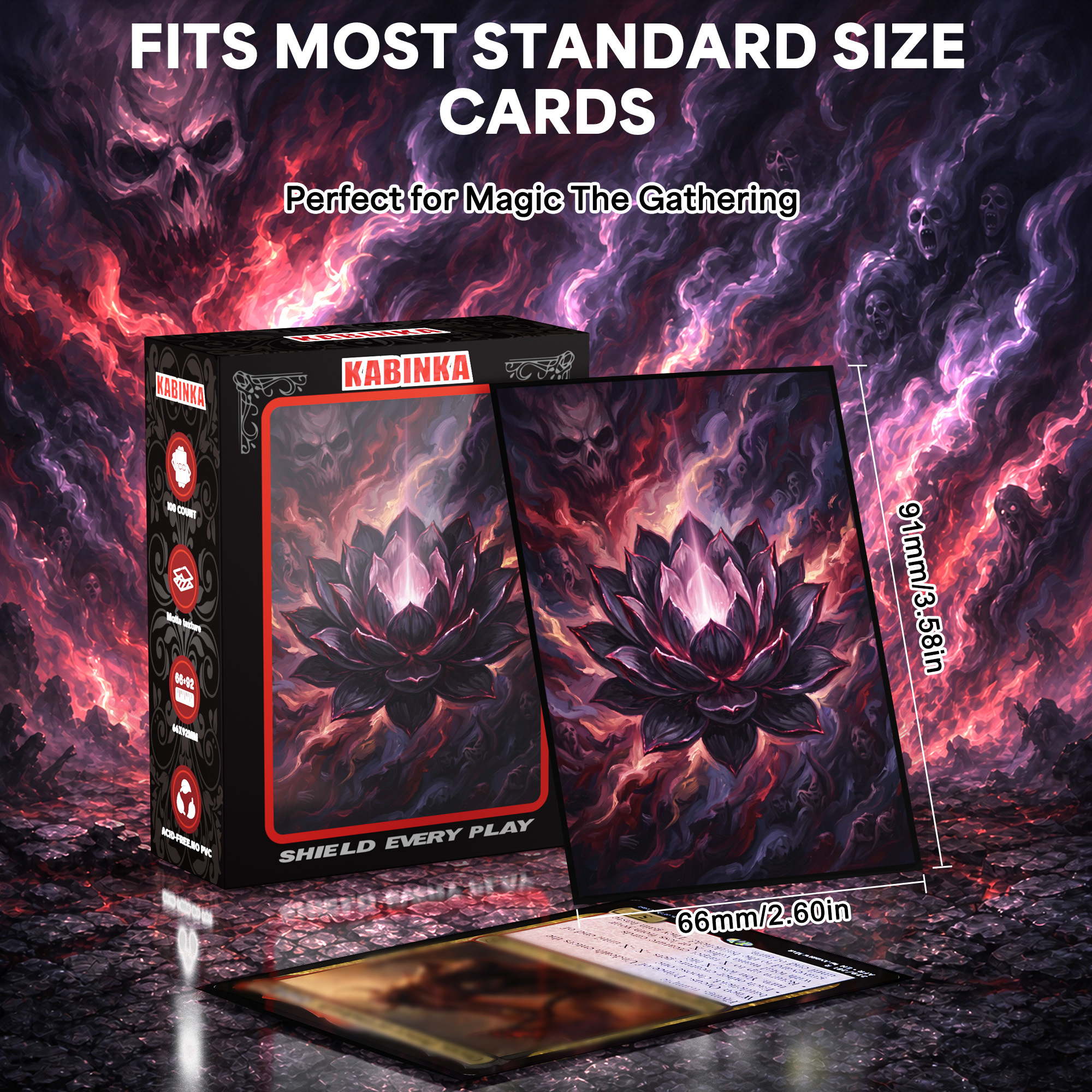 Kabinka MTG Card Sleeves - 100 Standard Size