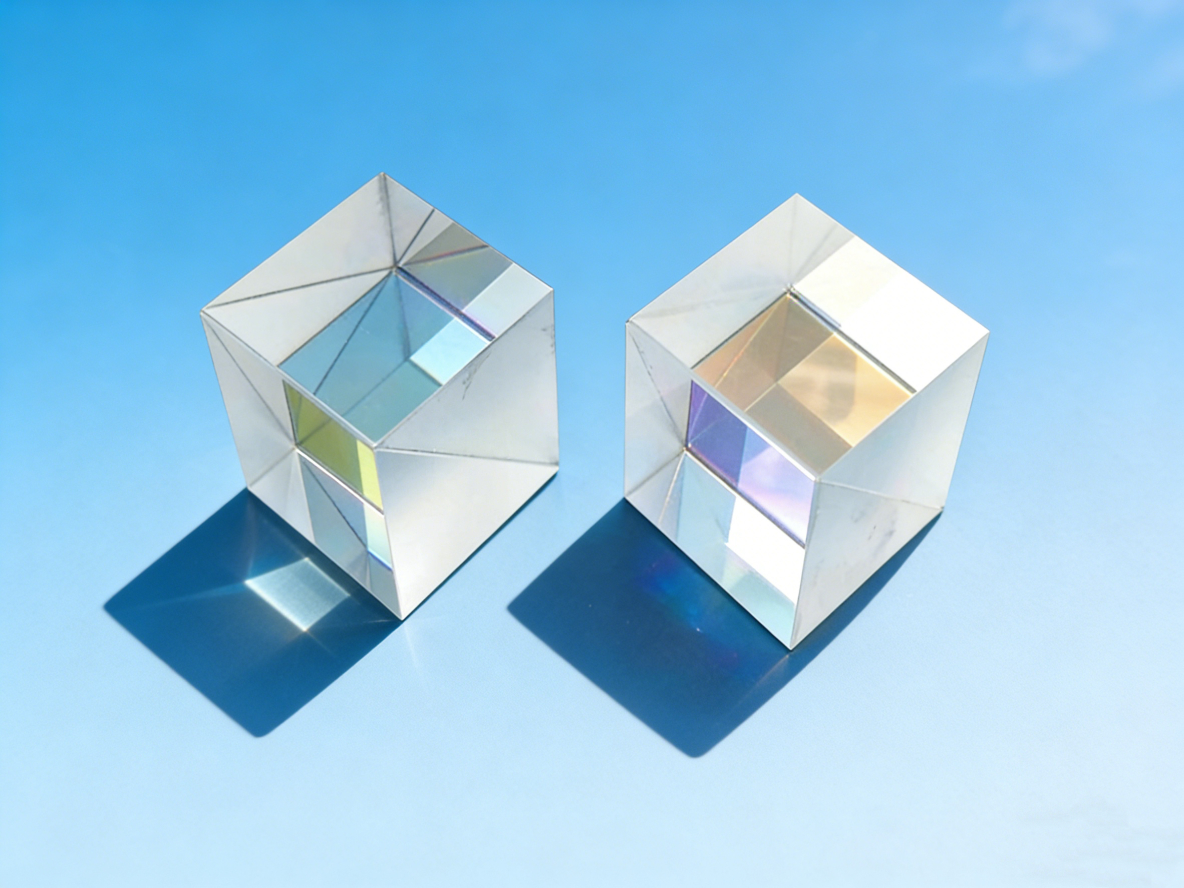 Non Polarizing Beam Splitter Prisms